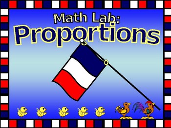 Preview of Math Lab:  Proportions/DISTANCE LEARNING/NO PREP
