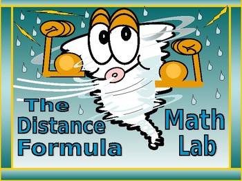 Preview of Math Lab:  The Distance Formula/DISTANCE LEARNING/NO PREP