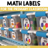 Editable Labels: Math Labels, Classroom Labels