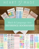Math & Language Arts Reference Bookmarks