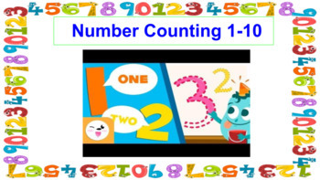 Preview of Math Lesson 1 : Counting Numbers 1-10