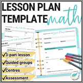 Math Lesson Plan Templates Small Group Guided Math Daily W