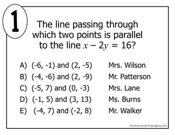 Parallel And Perpendicular Lines Math Lib Distance Learning Tpt