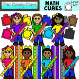 Math Linking Pattern Cube Kids Clipart Place Value Tens an