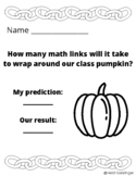 Math Chain Links Pumpkin