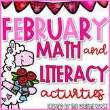 Math & Literacy Activities Bundle for February