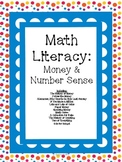 Math Literacy Cards-#1 Money & Number Sense Common Core