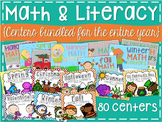 Math & Literacy Centers {Bundled for the Year}