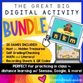 Math & Literacy Digital Activities BUNDLE!  For in class o