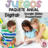 Math & Literacy Digital Games. Juegos interactivos Spanish.
