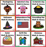 Math & Literacy Holiday Bundle