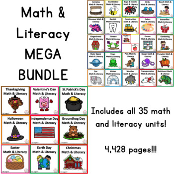 Preview of Math & Literacy MEGA BUNDLE!!!