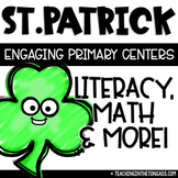 March Activities St. Patrick's Day Centers Reading Math Cr