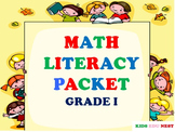 Math Literacy Packet Grade I