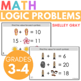 Math Logic Problems, Puzzles for Addition & Subtraction Within 20
