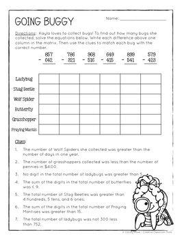 math logic puzzles 2nd grade enrichment digital printable pdf
