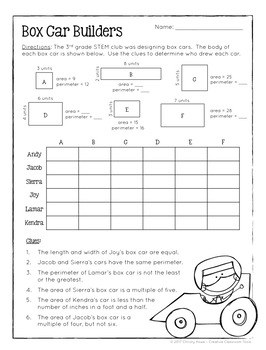 math logic puzzles 3rd grade enrichment digital and printable pdf