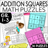 Math Logic Puzzles - Addition Squares Math Enrichment for 