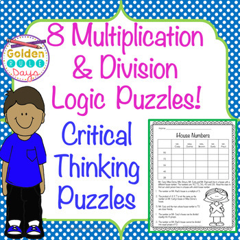 Preview of Enrichment Activities Math Logic Puzzles Critical Thinking Fast Finishers