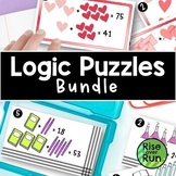 Math Logic Puzzles & Picture Equations Bundle