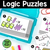 First Day of Summer School Math Activity Logic Puzzles | P