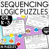 Sequencing Math Logic Puzzles, Early Finisher Activities, 