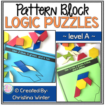 Preview of Math Logic Puzzles Shapes Early Finisher Activities - level A