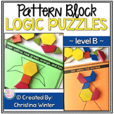 Math Logic Puzzles Shapes - Early Finisher Activities - level B