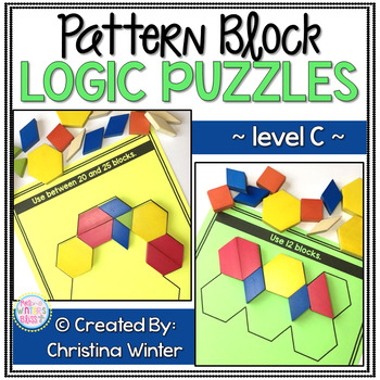 Preview of Math Logic Puzzles Shapes - Early Finisher Activities - level C