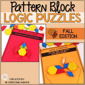 Preview of Math Logic Puzzles Shapes - Fall Edition