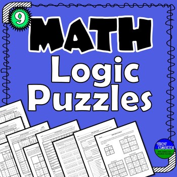 Preview of Math Logic Puzzles for Middle School