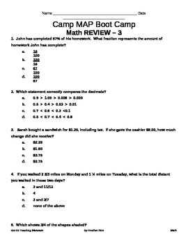 Preview of Math MAP Test Review 3