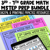 Math MSTEP State Assessment Prep Bundle - 3rd, 4th, 5th, 6