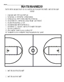 Math Madness- Area of composite figures on a basketball court