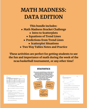 Preview of Math Madness: Bivariate Data in Basketball