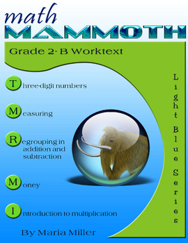 Preview of Math Mammoth Grade 2-B Complete Curriculum
