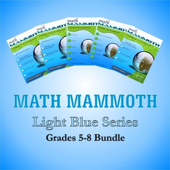 Preview of Math Mammoth Grades 5-8 Bundle