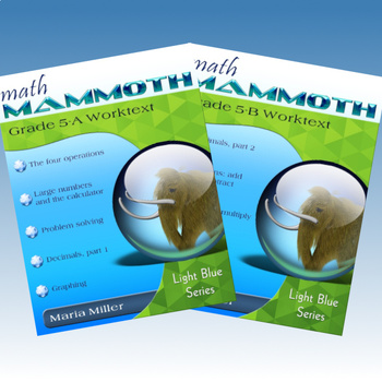 Preview of Math Mammoth Grade 5 Complete Curriculum