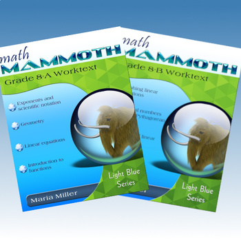 Preview of Math Mammoth Grade 8 Complete Curriculum