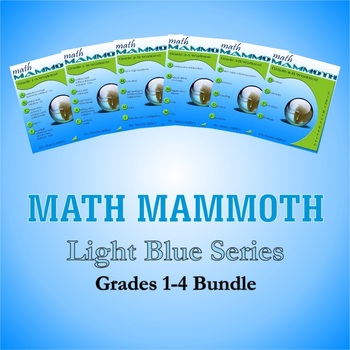 Preview of Math Mammoth Grades 1-4 Bundle