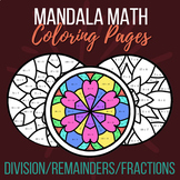 Math Mandalas | Division & Remainder & Equivalent Fraction