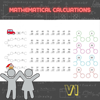 Preview of Math Mania: Fun mathematical calculations and worksheets