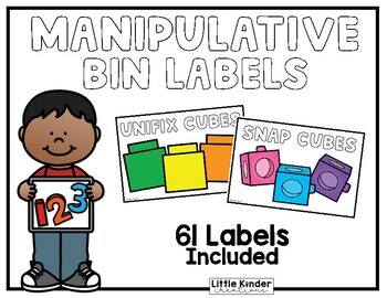 Preview of Math Manipulative Labels