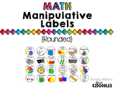 Round Math Manipulative Labels