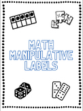 Math Manipulative Labels in Spanish and English