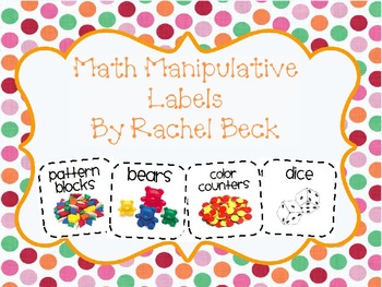 Preview of Math Manipulative Small Labels {Updated February 8, 2015}