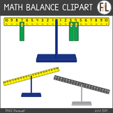 Math Manipulatives Clipart - BALANCE SCALES