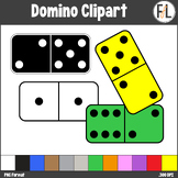 Math Manipulatives Clipart - DOMINOS