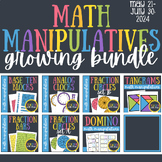Math Manipulatives | GROWING BUNDLE | PDF | Printable