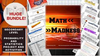 Preview of Math March Madness Full Tournament Project {BUNDLE}